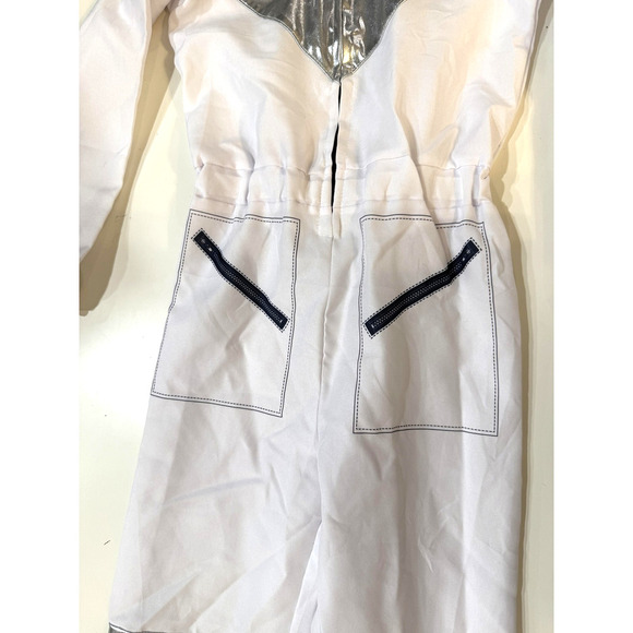 Astro Adventure Spacesuit Costume Youth 10 Astronaut Halloween Kids Outfit - Picture 3 of 10